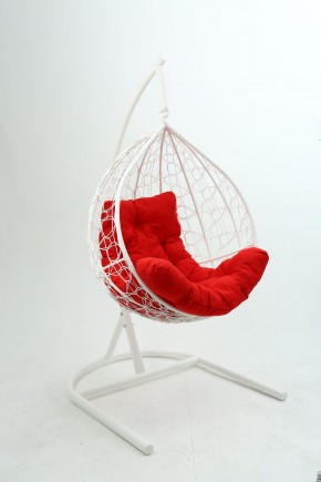 Подвесное кресло Бароло (белый/красный) в Лабытнанги - labytnangi.mebel24.online | фото