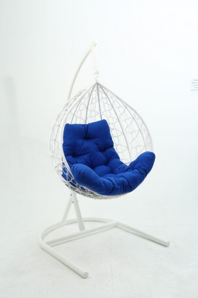 Подвесное кресло Бароло (белый/синий) в Лабытнанги - labytnangi.mebel24.online | фото