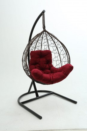 Подвесное кресло Бароло (коричневый/бордо) в Лабытнанги - labytnangi.mebel24.online | фото