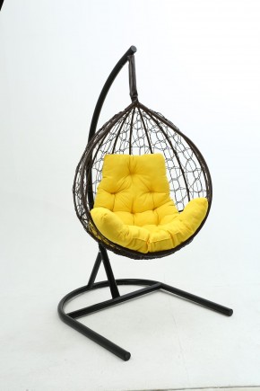 Подвесное кресло Бароло (коричневый/желтый) в Лабытнанги - labytnangi.mebel24.online | фото