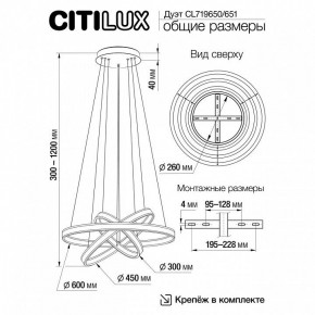 Подвесной светильник Citilux Дуэт CL719650 в Лабытнанги - labytnangi.mebel24.online | фото 9