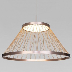 Подвесной светильник Eurosvet Cesta 40017/1 LED коричневый в Лабытнанги - labytnangi.mebel24.online | фото