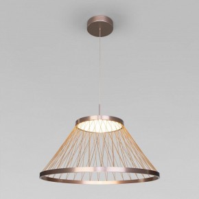 Подвесной светильник Eurosvet Cesta 40017/1 LED коричневый в Лабытнанги - labytnangi.mebel24.online | фото 2