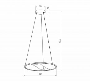 Подвесной светильник Eurosvet Occhio 40027/1 LED серый в Лабытнанги - labytnangi.mebel24.online | фото 5