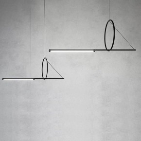 Подвесной светильник Imperiumloft Suspension Cercle Et Trait – Graphite Satine 40.1282-0 в Лабытнанги - labytnangi.mebel24.online | фото 4