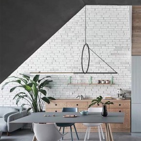 Подвесной светильник Imperiumloft Suspension Cercle Et Trait – Graphite Satine 40.1282-0 в Лабытнанги - labytnangi.mebel24.online | фото 5