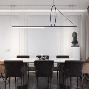 Подвесной светильник Imperiumloft Suspension Cercle Et Trait – Graphite Satine 40.1282-0 в Лабытнанги - labytnangi.mebel24.online | фото 6