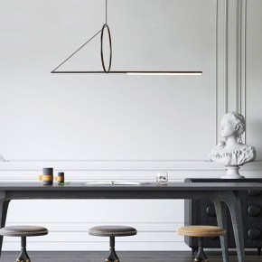 Подвесной светильник Imperiumloft Suspension Cercle Et Trait – Graphite Satine 40.1282-0 в Лабытнанги - labytnangi.mebel24.online | фото 8