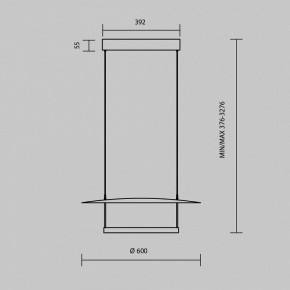 Подвесной светильник Maytoni Ambience MOD280PL-L30B3K1 в Лабытнанги - labytnangi.mebel24.online | фото 4