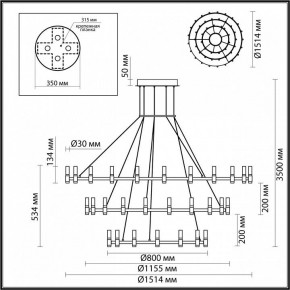 Подвесной светильник Odeon Light Candel 5009/204L в Лабытнанги - labytnangi.mebel24.online | фото 5