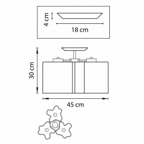 Потолочная люстра Lightstar Nubi 802037 в Лабытнанги - labytnangi.mebel24.online | фото 2