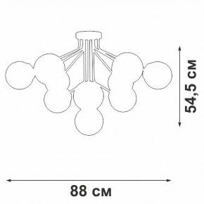 Потолочная люстра Vitaluce V42870 V42870-8/10PL в Лабытнанги - labytnangi.mebel24.online | фото