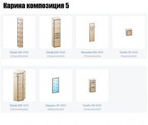 Прихожая Карина (модульная) в Лабытнанги - labytnangi.mebel24.online | фото 2