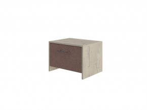 PROxSON Тумба Varna (ЛДСП+ткань Бунратти/Tesla Брауни) 51x40 в Лабытнанги - labytnangi.mebel24.online | фото