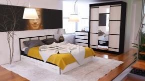 Сакура спальня № 1 Комод + Зеркало + Кровать 1600 + Тумба + Шкаф-купе 1500, сп.м. 1600х2000 мм., б/м, основание есть, ун. сб. в Лабытнанги - labytnangi.mebel24.online | фото 5