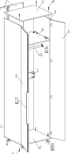 Шкаф 2-ств. для одежды "Лео" в Лабытнанги - labytnangi.mebel24.online | фото 2