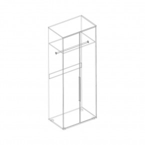 Шкаф 2-ств. для одежды "Лео" в Лабытнанги - labytnangi.mebel24.online | фото 3