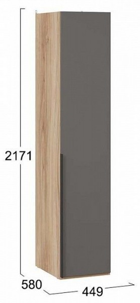 Шкаф для белья Порто СМ-393.07.001 в Лабытнанги - labytnangi.mebel24.online | фото 3