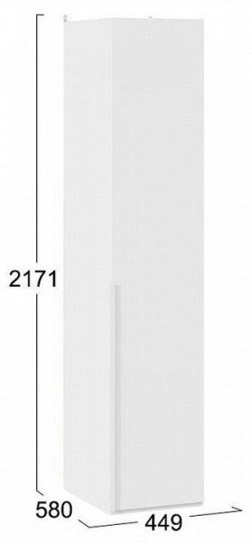 Шкаф для белья Порто СМ-393.07.001 в Лабытнанги - labytnangi.mebel24.online | фото 4