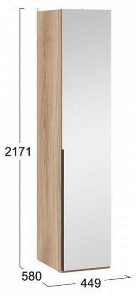Шкаф для белья Порто СМ-393.07.002 в Лабытнанги - labytnangi.mebel24.online | фото 4