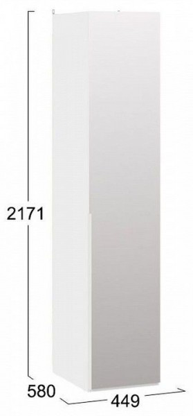 Шкаф для белья Порто СМ-393.07.002 в Лабытнанги - labytnangi.mebel24.online | фото 4