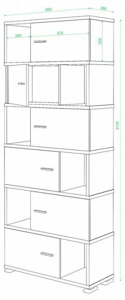 Шкаф комбинированный Домино СБ-30/6 в Лабытнанги - labytnangi.mebel24.online | фото 2