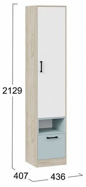 Шкаф комбинированный Оливер 401.002.000 в Лабытнанги - labytnangi.mebel24.online | фото 3