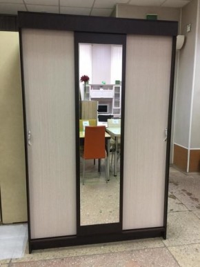 Шкаф-купе Басса ШКК 551 венге-дуб шимо светлый/темный в Лабытнанги - labytnangi.mebel24.online | фото 4