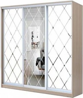 Шкаф-купе ХИТ 24-20-666 РОМБ БОЛЬШОЙ МАТОВЫЙ в Лабытнанги - labytnangi.mebel24.online | фото