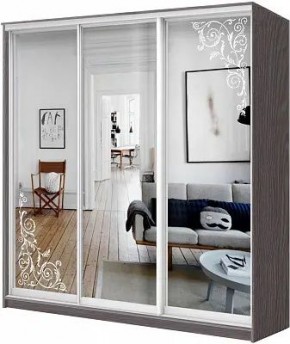 Шкаф-купе ХИТ 24-4-18-656 ОРНАМЕНТ в Лабытнанги - labytnangi.mebel24.online | фото