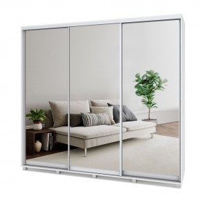 МАРТИН Шкаф-купе с зеркалами Анкор светлый (2400*600) М643 в Лабытнанги - labytnangi.mebel24.online | фото