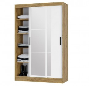Шкаф-купе Тайм ШКК-03 (крафт/белый) в Лабытнанги - labytnangi.mebel24.online | фото 3