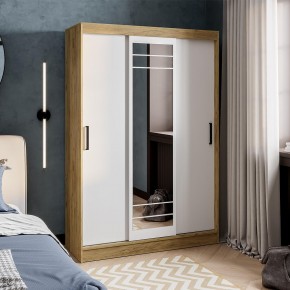 Шкаф-купе Тео ШКК-02 (крафт/белый) в Лабытнанги - labytnangi.mebel24.online | фото