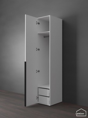 Шкаф Linnea MHR-1-3 2050х400х510 (Белый-М 11.1.2) в Лабытнанги - labytnangi.mebel24.online | фото 5