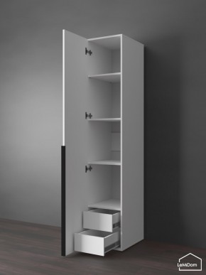 Шкаф Linnea MHR-1-3 2050х400х510 (Белый-М 11.1.2) в Лабытнанги - labytnangi.mebel24.online | фото 6