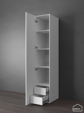 Шкаф Linnea MHR-1PO-4 2050х400х510 (Белый-М 11.1.2) в Лабытнанги - labytnangi.mebel24.online | фото 4