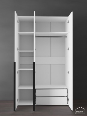 Шкаф Linnea MHR-3-2 2050х1200х510 (Белый-М 11.1.2) в Лабытнанги - labytnangi.mebel24.online | фото 5