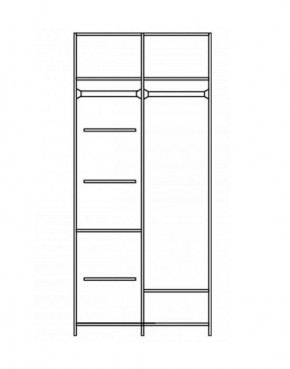 Шкаф Нинель ММ-167-01/03 в Лабытнанги - labytnangi.mebel24.online | фото 3