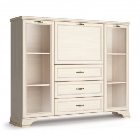 Шкаф низкий (2 стеклодвери) Сиена в Лабытнанги - labytnangi.mebel24.online | фото 1