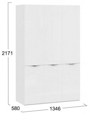 Шкаф платяной Глосс СМ-319.07.431 в Лабытнанги - labytnangi.mebel24.online | фото 4