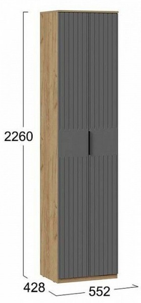 Шкаф платяной Хилтон Исп. 2 в Лабытнанги - labytnangi.mebel24.online | фото 6