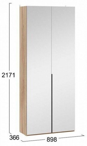 Шкаф платяной Порто СМ-393.07.224 в Лабытнанги - labytnangi.mebel24.online | фото 4