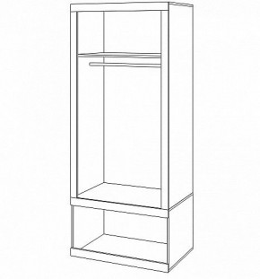 Шкаф платяной Toivo ШК90/60 Я в Лабытнанги - labytnangi.mebel24.online | фото 2
