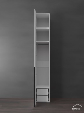 Шкаф с антресолью Linnea MHR-1A-3 2450х400х510 (Белый-М 11.1.2) в Лабытнанги - labytnangi.mebel24.online | фото 5