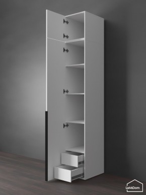 Шкаф с антресолью Linnea MHR-1A-4 2450х400х510 (Белый-М 11.1.2) в Лабытнанги - labytnangi.mebel24.online | фото 5