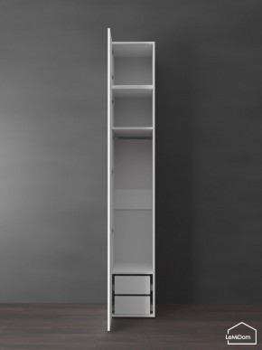 Шкаф с антресолью Linnea MHR-1POA-3 2450х400х510 (Белый-М 11.1.1) в Лабытнанги - labytnangi.mebel24.online | фото 5