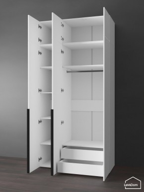 Шкаф с антресолью Linnea MHR-3A-2 2450х1200х510 (Белый-М 11.1.1) в Лабытнанги - labytnangi.mebel24.online | фото 5