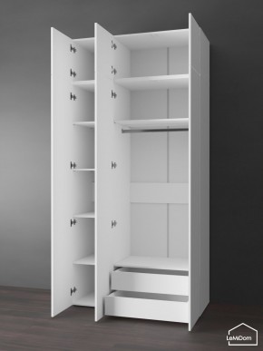 Шкаф с антресолью Linnea MHR-3POA-2 2450х1200х510 (Белый-М 11.1.1) в Лабытнанги - labytnangi.mebel24.online | фото 5