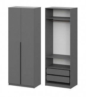 Шкаф ШК-5 + 2 полки + ящики (800) Графит в Лабытнанги - labytnangi.mebel24.online | фото 1