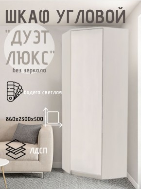 Шкаф угловой Дуэт Люкс без зеркала в Лабытнанги - labytnangi.mebel24.online | фото